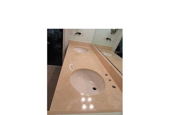 Polished Marble Vanity Honing in Chicago