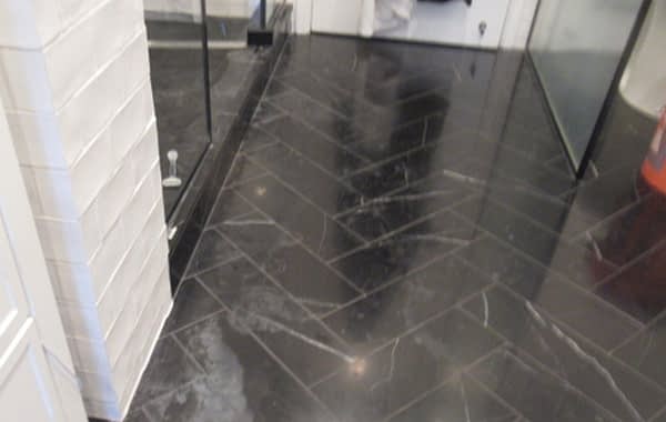 New Marble Floor Damaged by Cleaners
