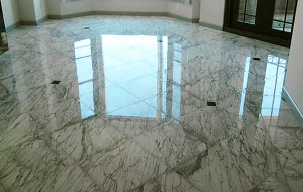 Marble Floor Polished and Restored